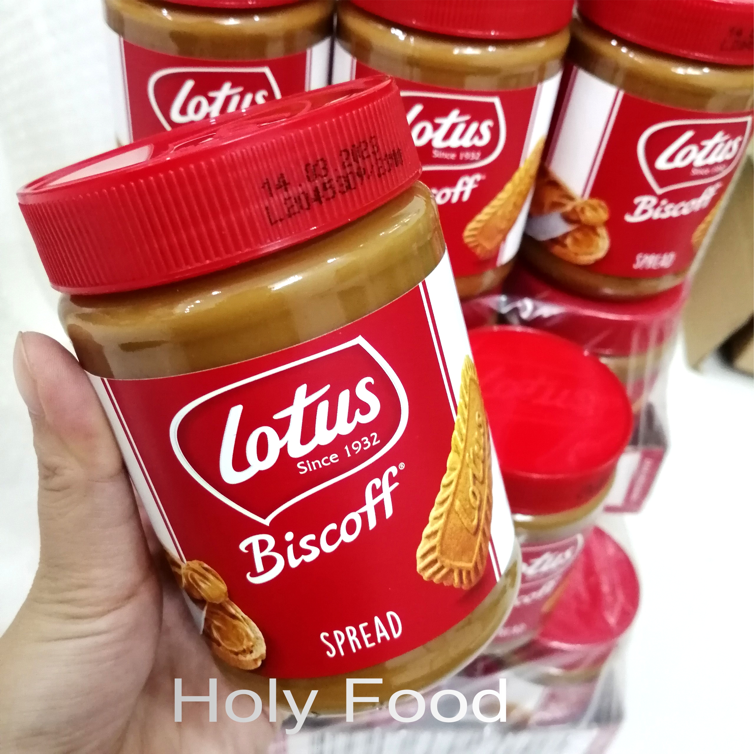 Kem phết bánh Lotus Biscoff Spread thơm ngon hương vị quế 400g Xuất xứ Bỉ