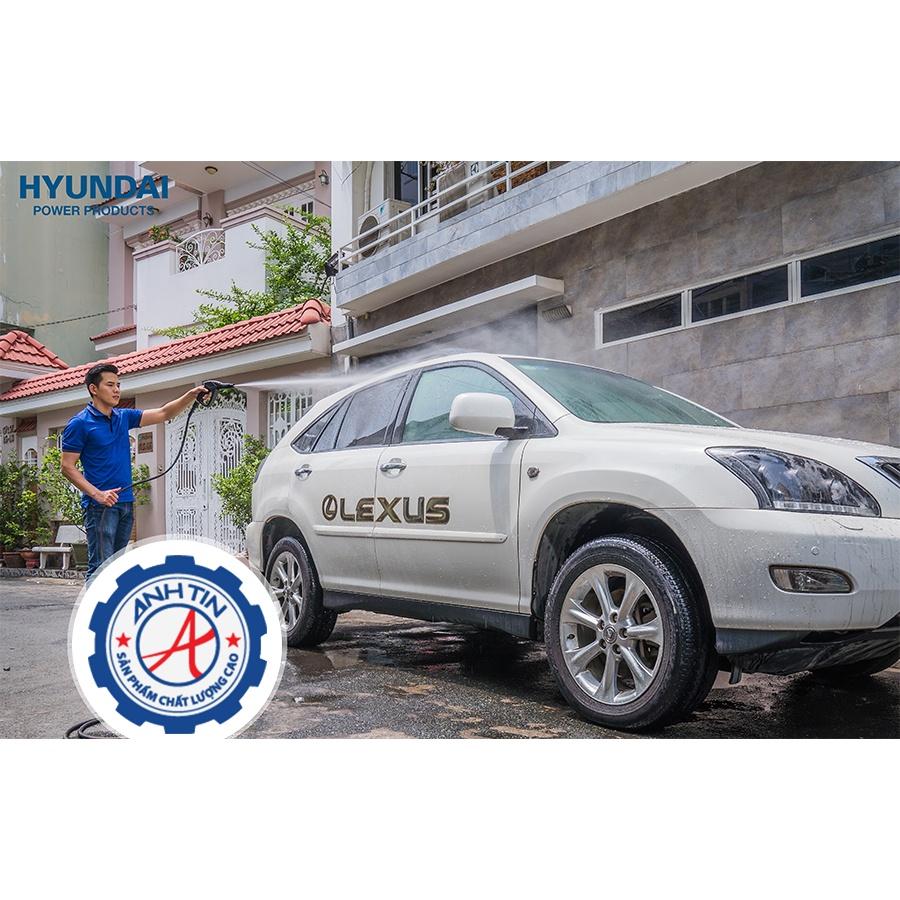 Máy rửa xe, xịt rửa cao áp HYUNDAI HRX815 I Motor cảm ứng từ - Bảo vệ chống giật