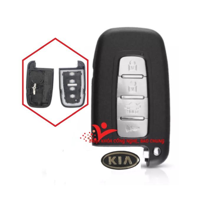 Phụ kiện vỏ chìa khóa Smarkey dành cho Kia, Huyndai 2 nút, 3 nút, 4 nút hàng chuẩn đầy đủ logo kèm theo