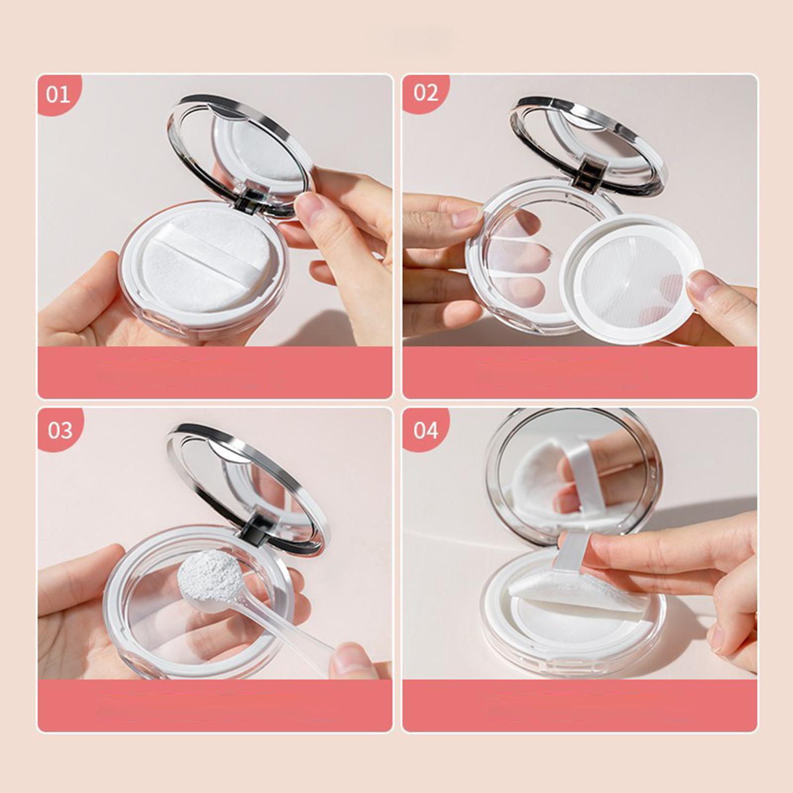 Empty Portable DIY Makeup  Case Refillable Convenient for Home Outdoor