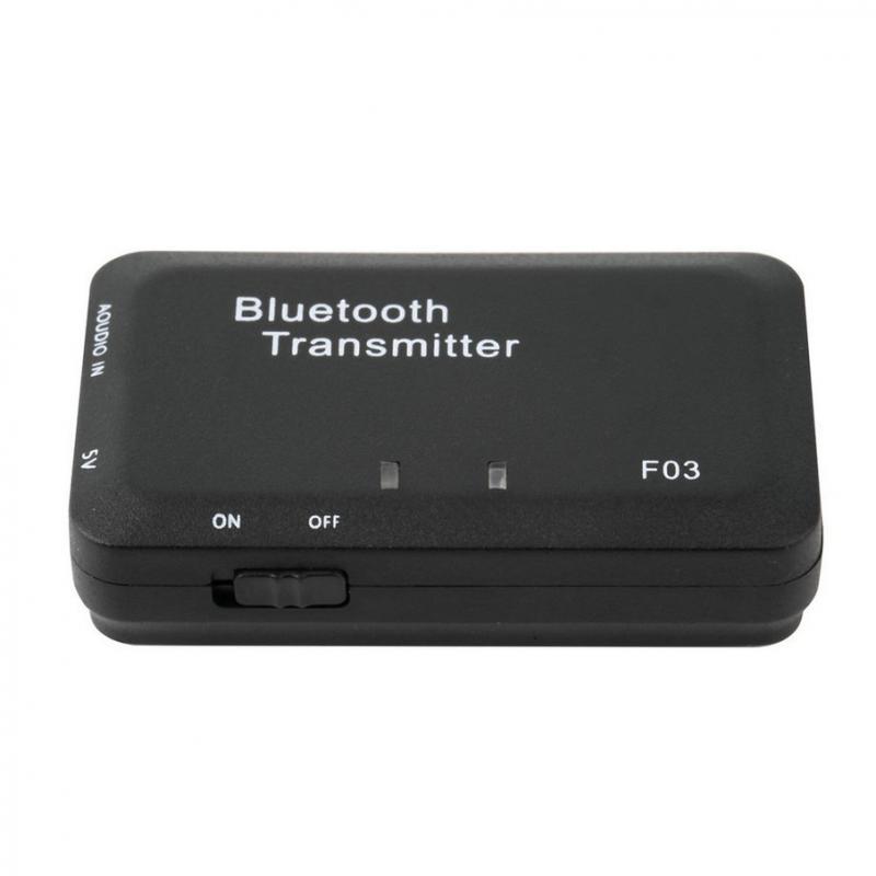 3.5mm Bluetooth Sender Adapter Stereo Audio for TV iPod Mp3 Mp4 PC