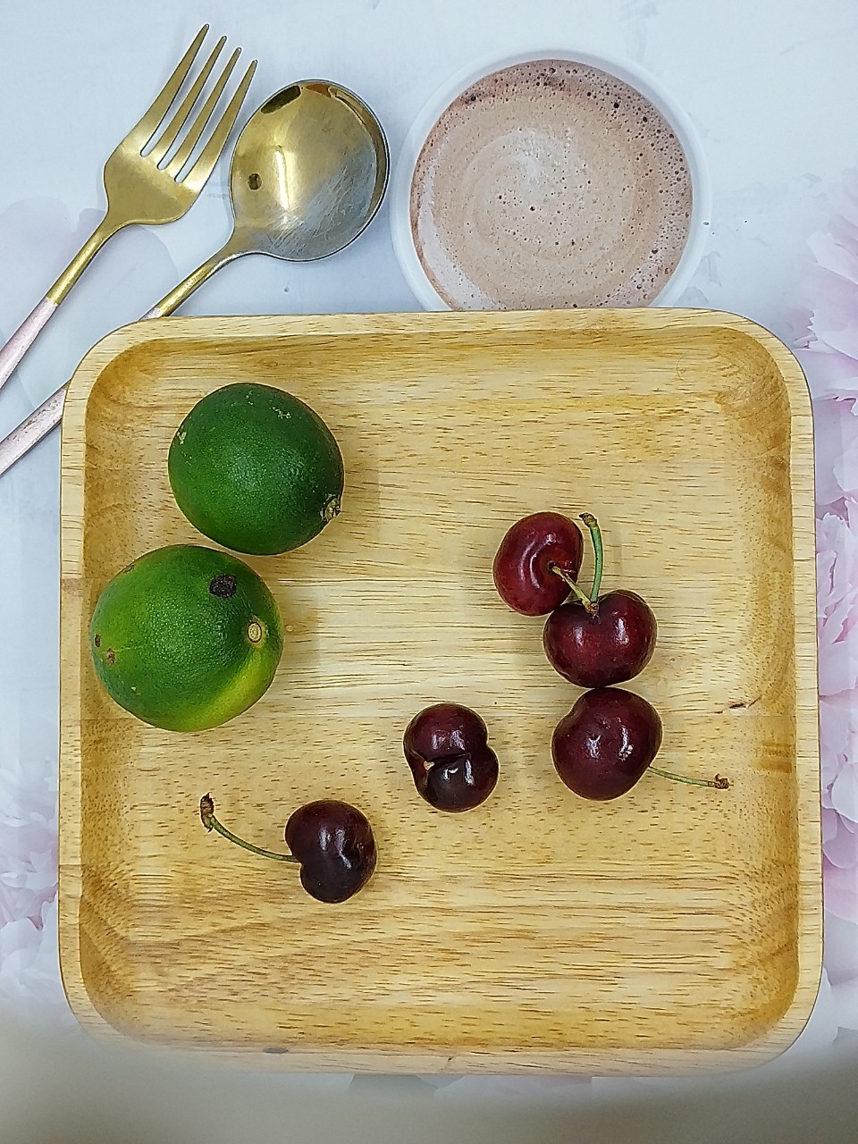 Khay Vuông Gỗ Bền Đẹp Sang Trọng Bưng Bê Đựng Đồ Ăn - Kích Thước 21 x 21 x 2 cm