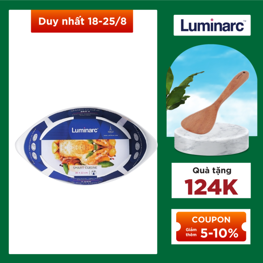 Khay Nướng TT Luminarc Smart Cuisine Oval 32*20cm - LUKHN3083