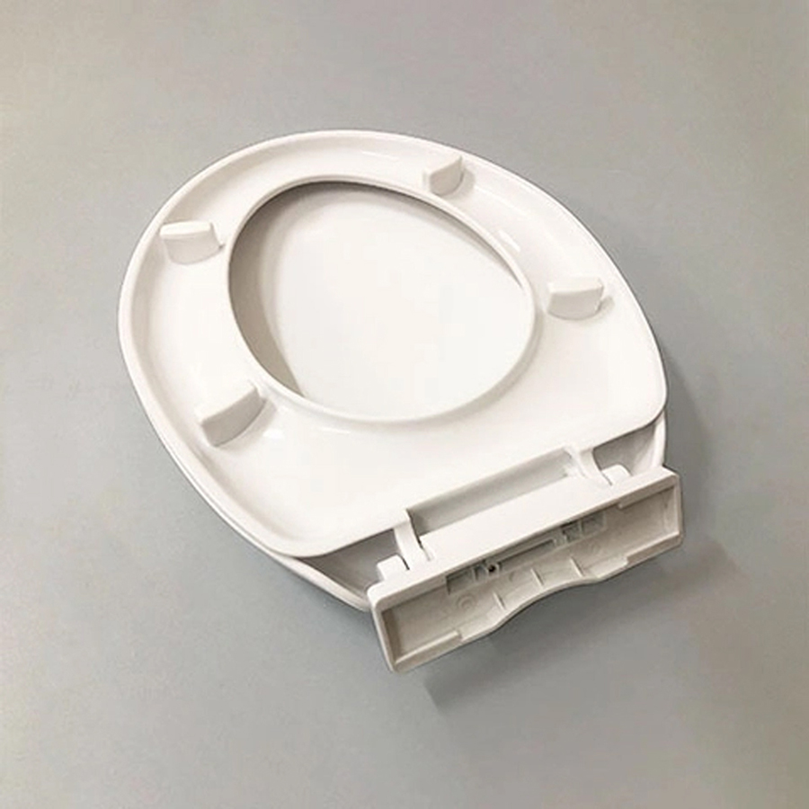 Nắp bồn cầu rơi êm Hùng Anh HA05 chất liệu nhựa nguyên sinh ABS, trọng lượng 1.8kg - Hoa Sen Home - Hàng chính hãng