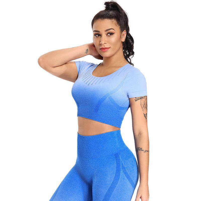 ĐỒ TẬP GYM,YOGA NỮ VẢI POLYESTER CAO CẤP CO GIÃN 4 CHIỀU, THẤM HÚT MỒ HÔI TỐT