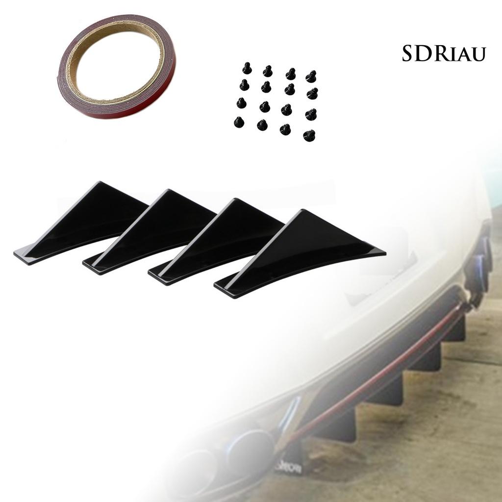 Bộ 4 Thanh Cản Sau Xe Hơi Hình Tam Giác Bằng Abs Siêu Bền Tiện Dụng
