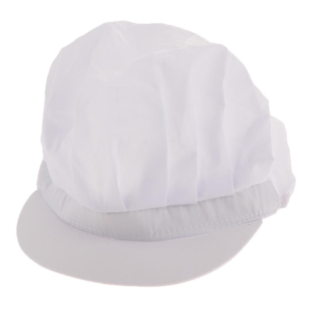 3 Pieces Chef Elastic Cap Hat Adjustable Men Women Kitchen Baker