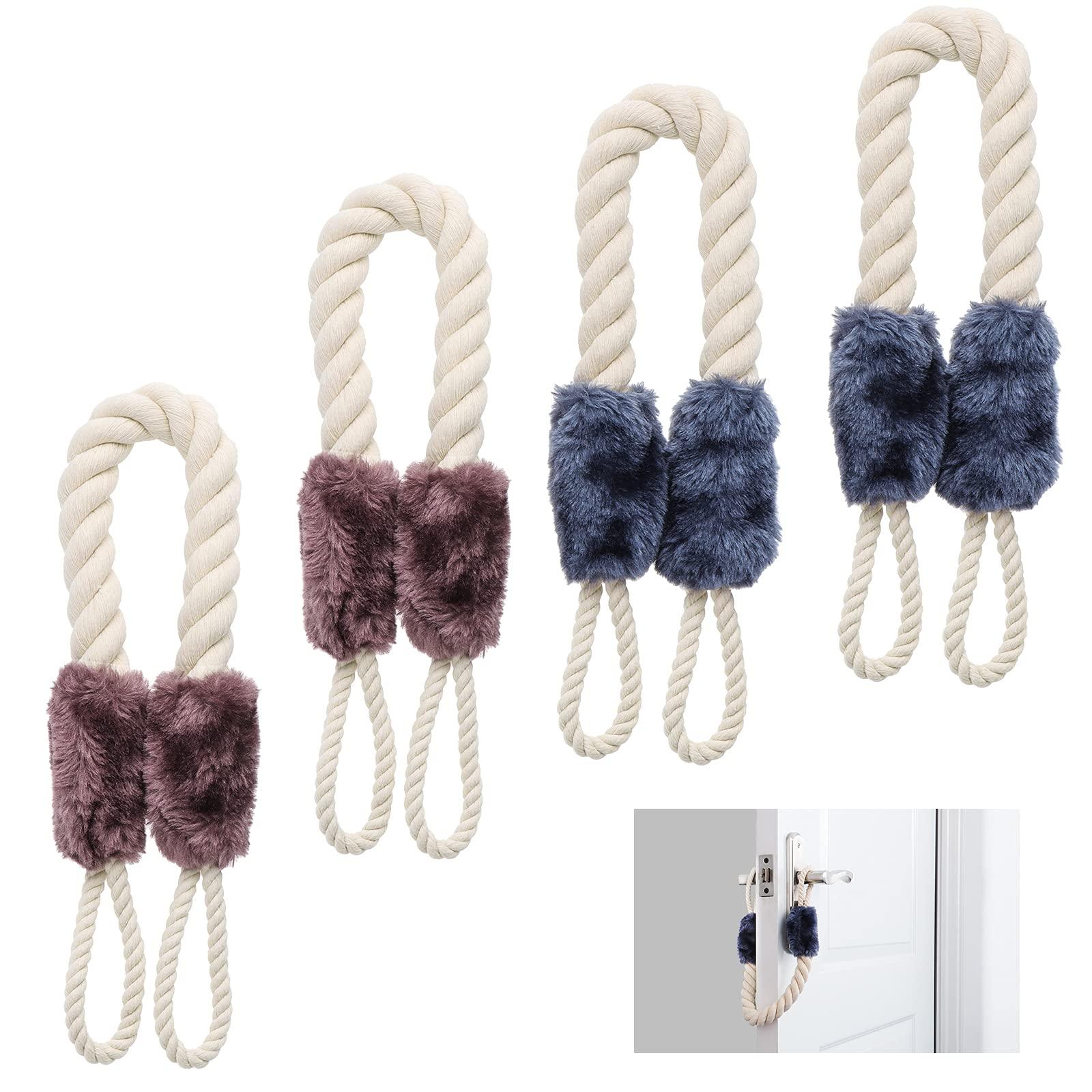 4pcs Cửa dây dừng, người giữ cửa thắt chặt cửa dây mang em bé Pinch ghim bảo vệ bảo vệ cho trẻ em Động vật động vật trẻ em