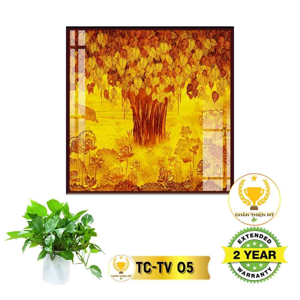Tranh trúc chỉ in Vuông_TCV1
