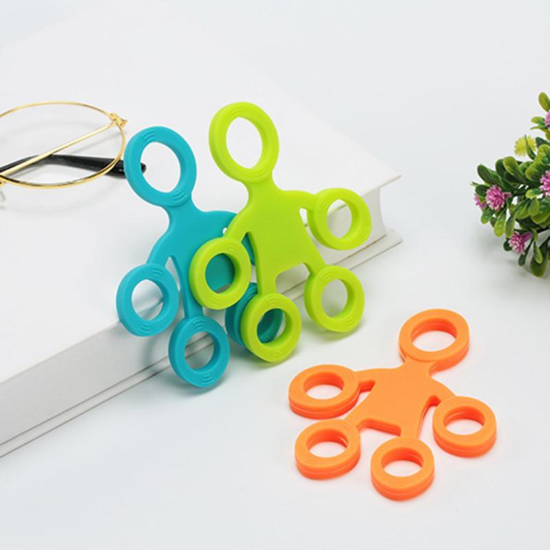 Bàn tay kéo ngón tay Băng tay Người tập thể dục Cao đẳng Đào tạo Kéo vòng tay Mở rộng tay Grip 3 Cấp độ 7 Color: Orange