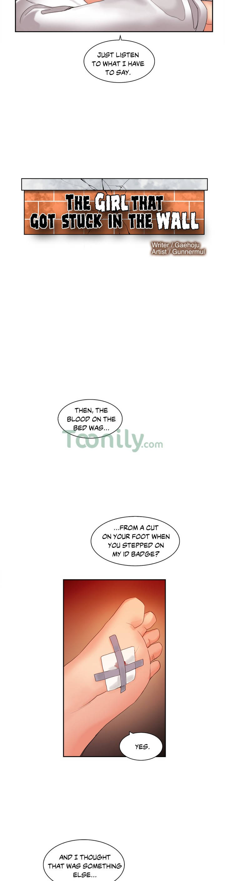 [raw] cô gái đã bị mắc kẹt bên trong bức tường chapter 9 12