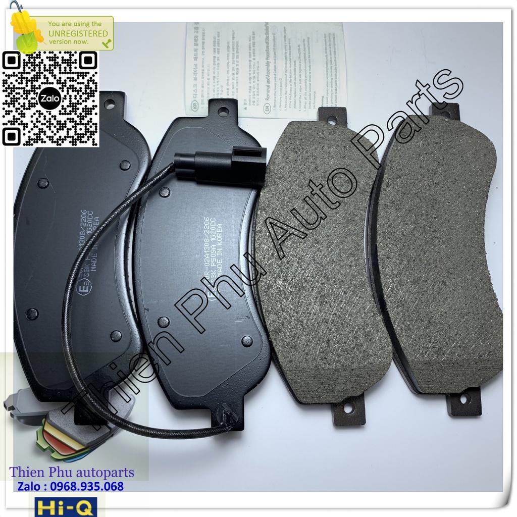 Má phanh chính hãng Hi-Q cho Ford Transit ( 2006 -) - Bố thắng trước. OEM Brake Pad : ME6C1J2K021AB 1371402 1433952 1488