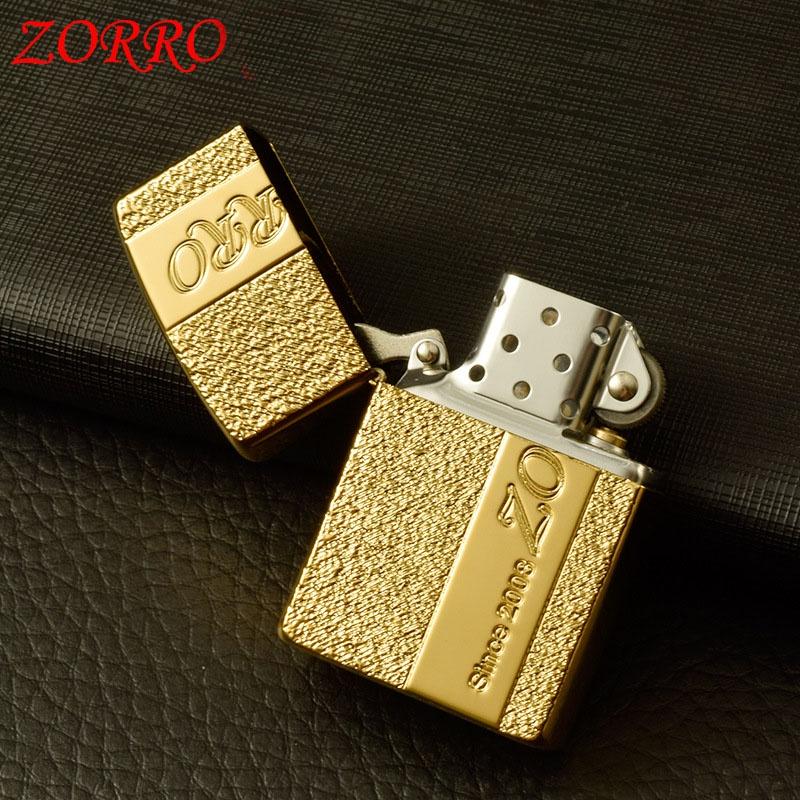 Bật Lửa ZORRO Xăng Đá Z8267 ULTIMATE Mạ Vàng Cao Cấp Full Box