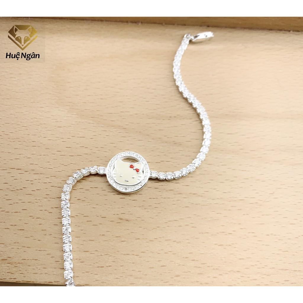 Lắc tay bạc 925 Huệ Ngân - Mèo KITTY X21