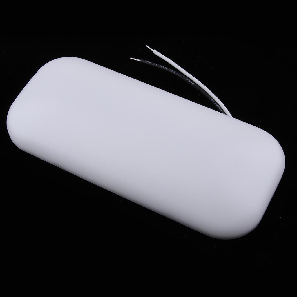 Interior LED Ceiling Light RV Boat Marine Dome 12V 500LM 6000K Surface Mount