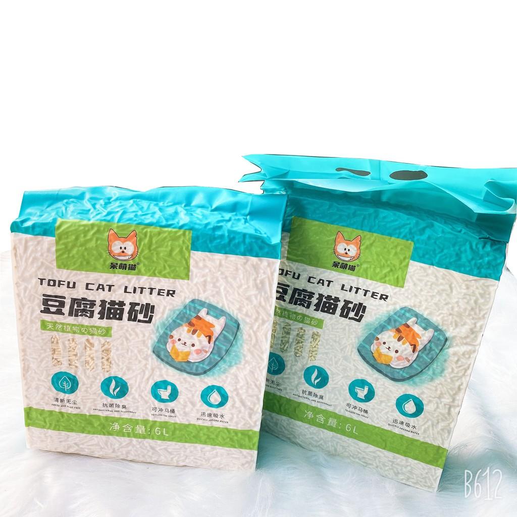 CÁT VỆ SINH CHO MÈO TOFU - CÁT ĐẬU PHỤ ( 2,5KG-6L)