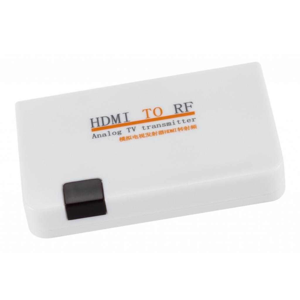 To RF Coaxial Converter Box With Remote Control White UK