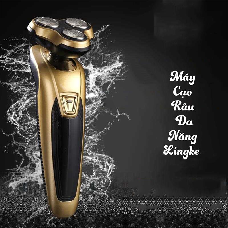 Máy Cạo Râu Lingke FS3188, Vệ Sinh Cá Nhân Đa Năng 3 Trong 1 Cắt Tóc Cạo Râu Tỉa Lông Mũi