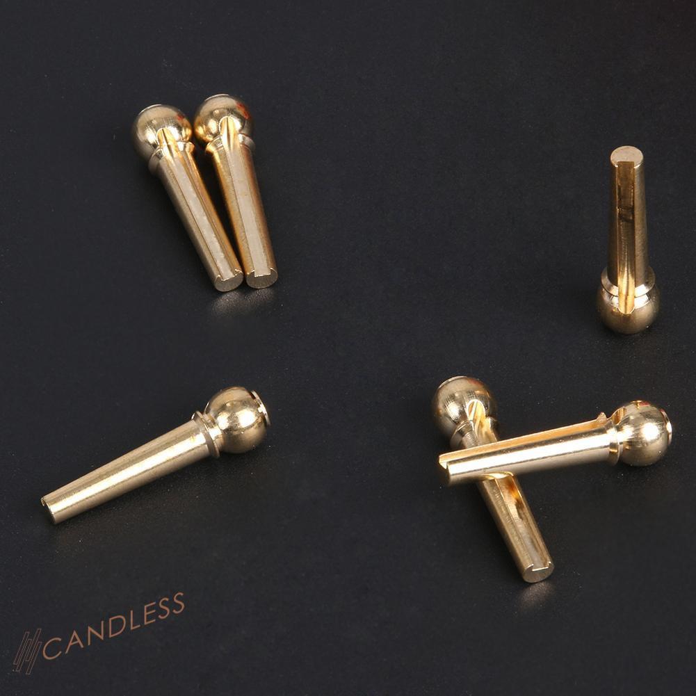 Set 6 Chốt Dây Đàn Guitar Bằng Đồng