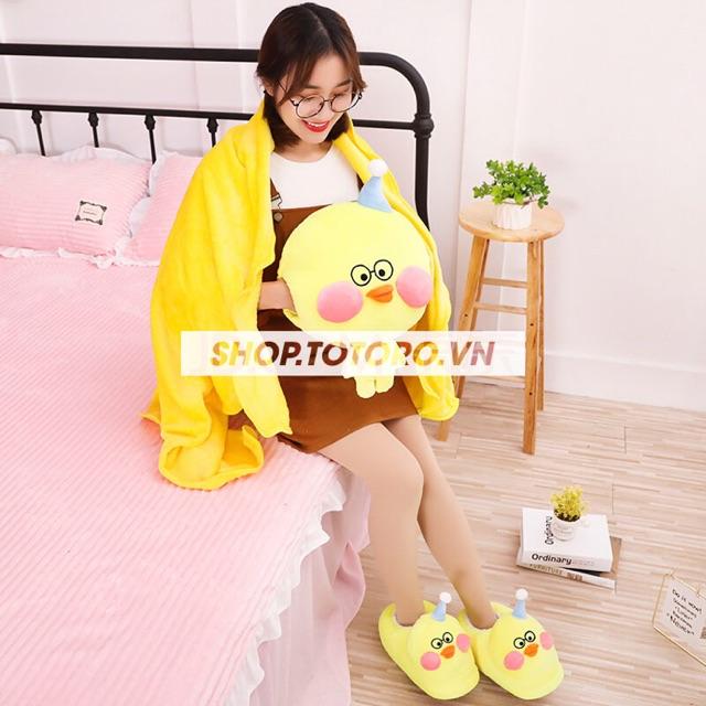 Chăn trong gối vịt má hồng