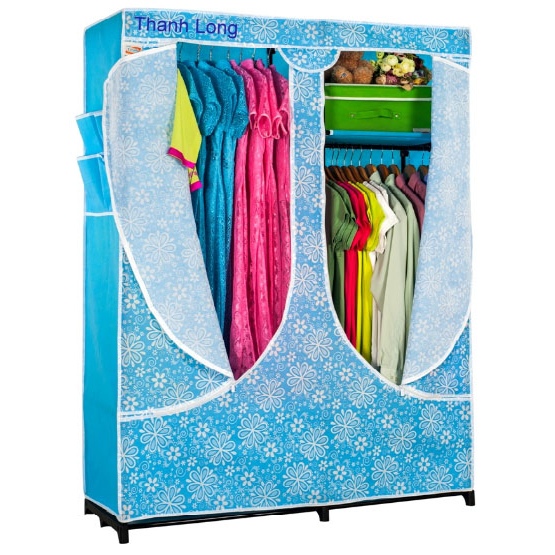 Tủ vải Thanh Long TVAI03 118 x 45 x 160 cm Giao màu ngẫu nhiên
