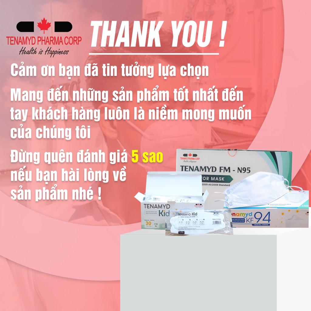 [COMBO 5 HỘP] Khẩu Trang Y Tế TENAMYD M4L Face Mask 4 Lớp Ngăn Ngừa Khói Bụi, Ô Nhiễm - Tenamyd Pharma Cor