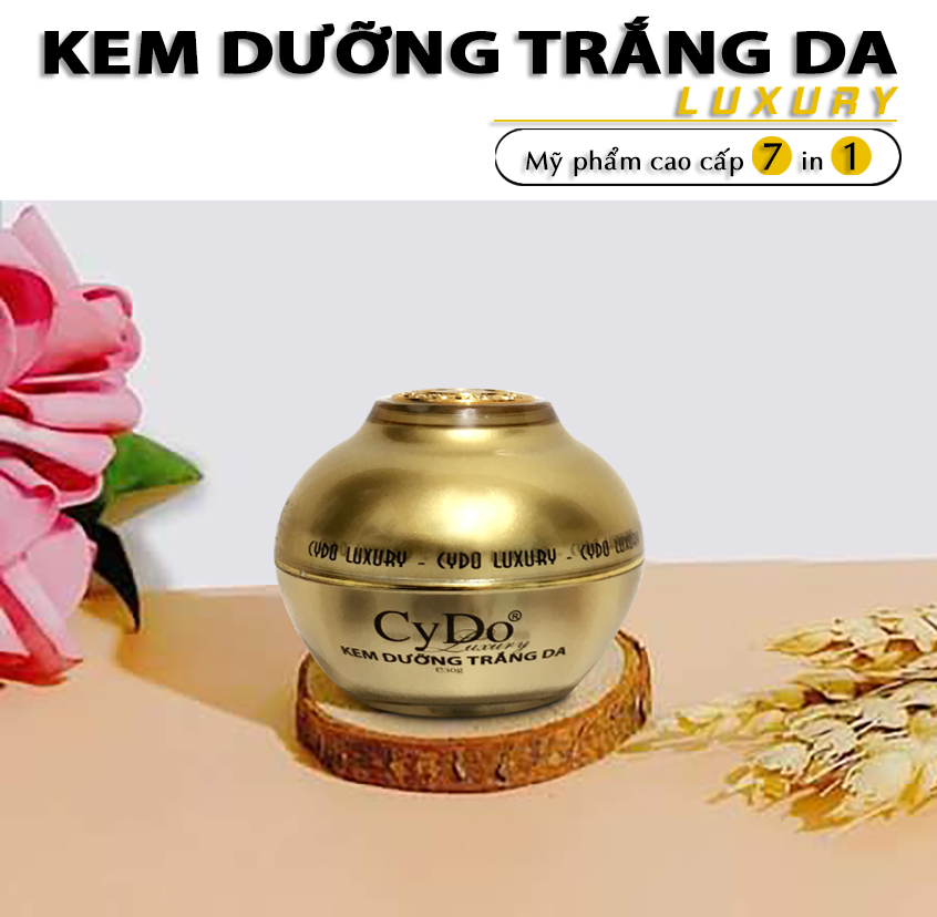 KEM DƯỠNG TRẮNG DA 7 IN 1 LUXURY - CYDO 30G CHÍNH HÃNG