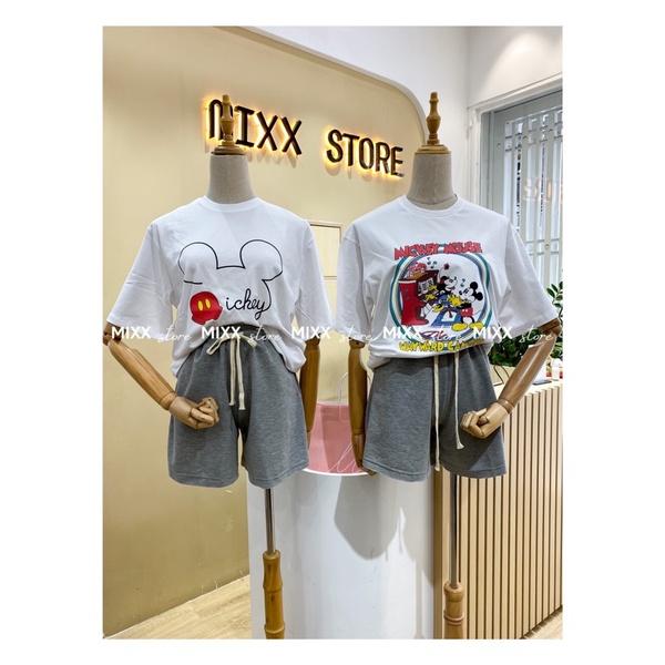 Áo Thun Nữ Mickey xinh xắn chất thun cotton dày vừa phom suông rộng thoải mái