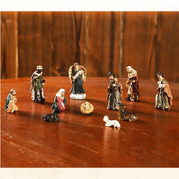 Christmas Nativity Scene Set    Statue Figures Birth Of