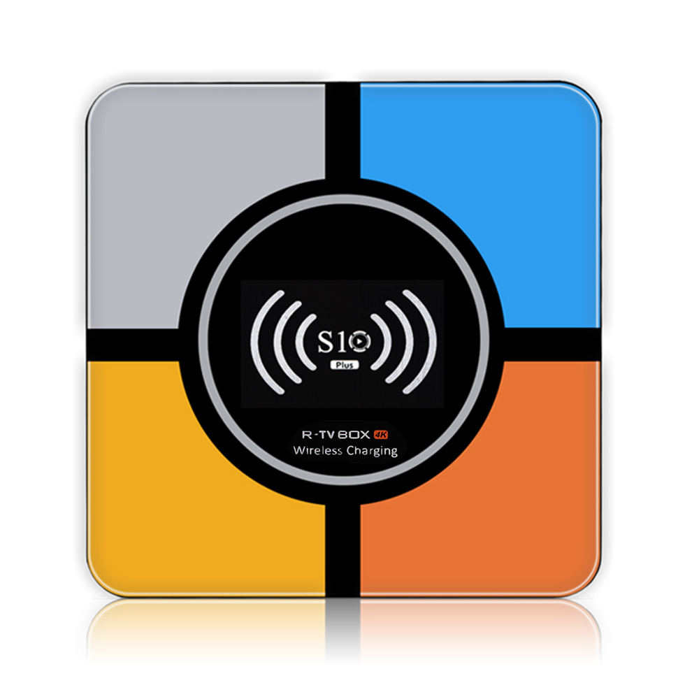 Hộp TV Box thông minh S10 Plus, mẫu Android 9.0, RK3328 Quad Core 64 bit UHD hỗ trợ 4K VP9 H.265 4GB / 32GB 2.4G WiFi, trình phát HD