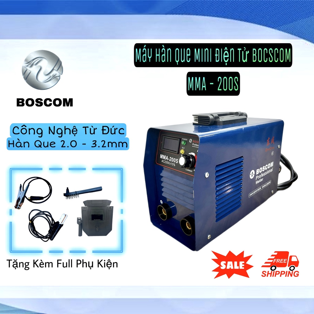 MÁY HÀN BOSCH MMA 250A HÀNG CHÍNH HÃNG HÀN QUE 2.5 -4.0mm