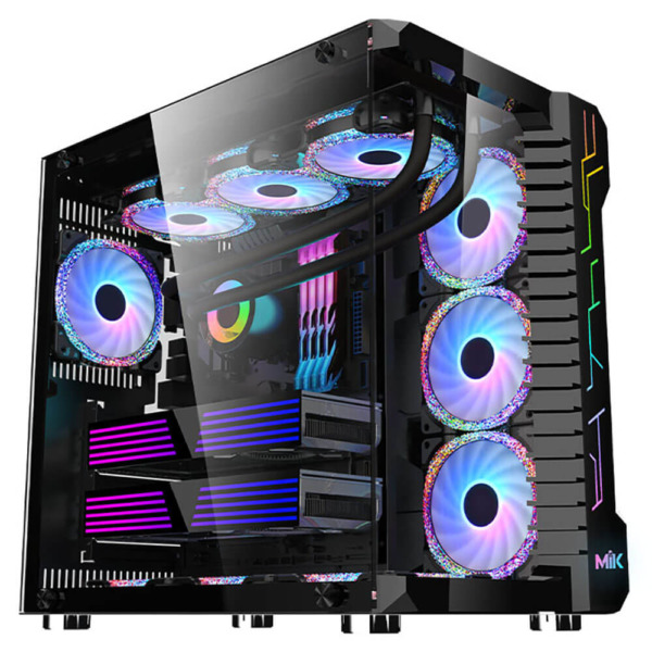 MIK LV07 – Black – Mid Tower Case_ HÀNG CHÍNH HÃNG