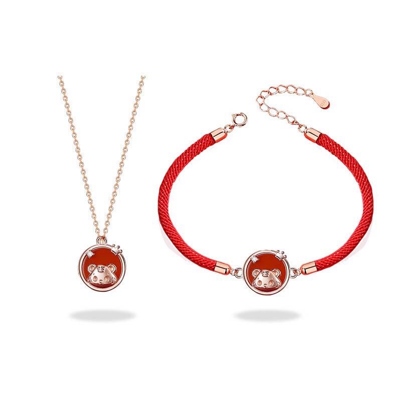 Dây chuyền bạc nữ 925 mặt Hổ bạc xi vàng mẫu mới 2022-Minh Tâm Jewelry