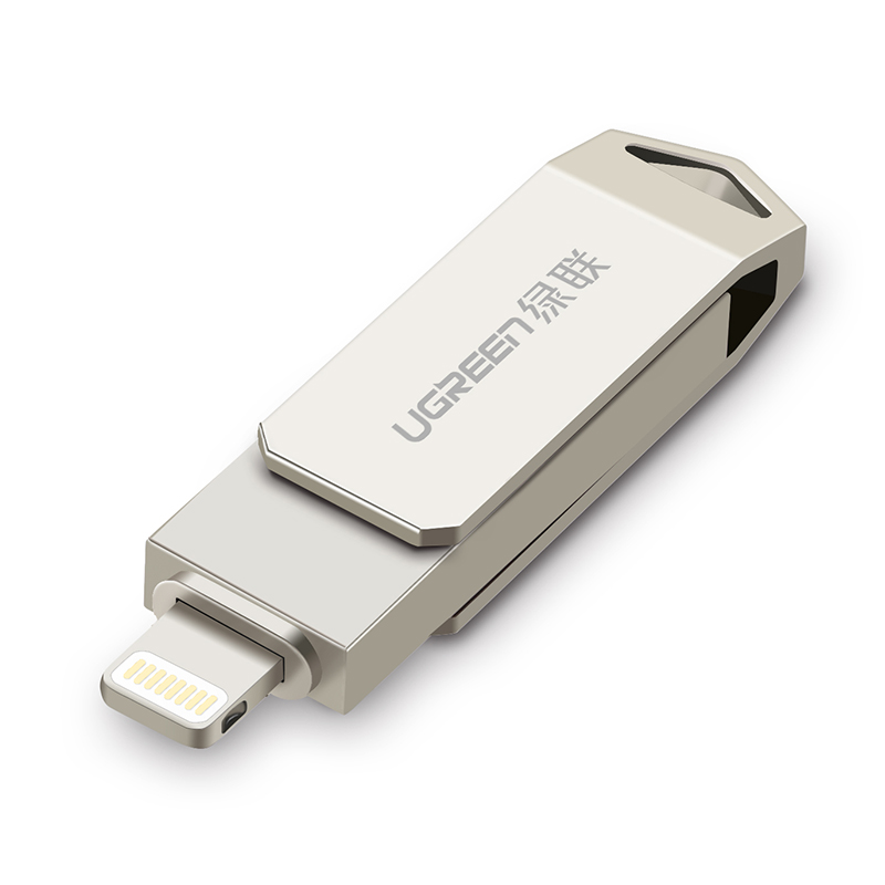 USB 2.0 + Ổ Flash đầu lightning cho iPhone/iPad 16Gb UGREEN US200 30615 - Hàng Chính Hãng