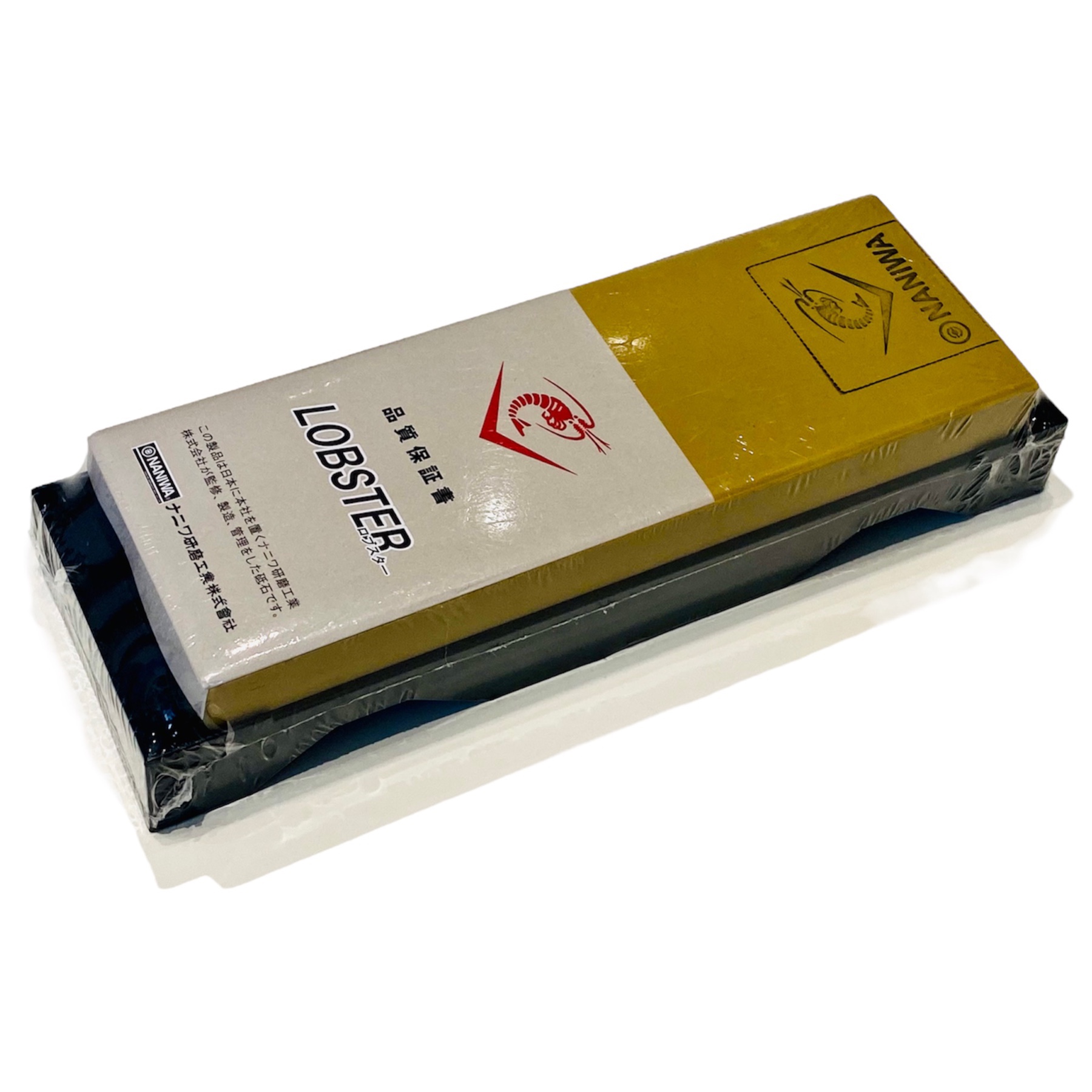 Đá Mài Nhật Bản Naniwa kèm Đế ABS "Mặt Tinh - Mài Bén" Cỡ Vừa NAT: #3000D | Kích Thước 185x65x15mm | Độ Sắc Bén Cao
