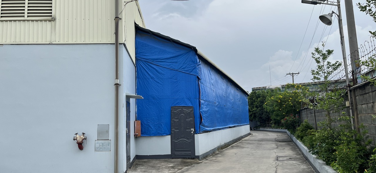 Bạt 2 Da Xanh Cam cao cấp khổ liền 4m, che nắng mưa