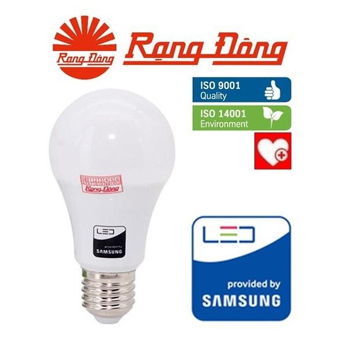 Bóng đèn led cảm biến 9W Rạng Đông, Model  A60/7w.RAD - 6 cái