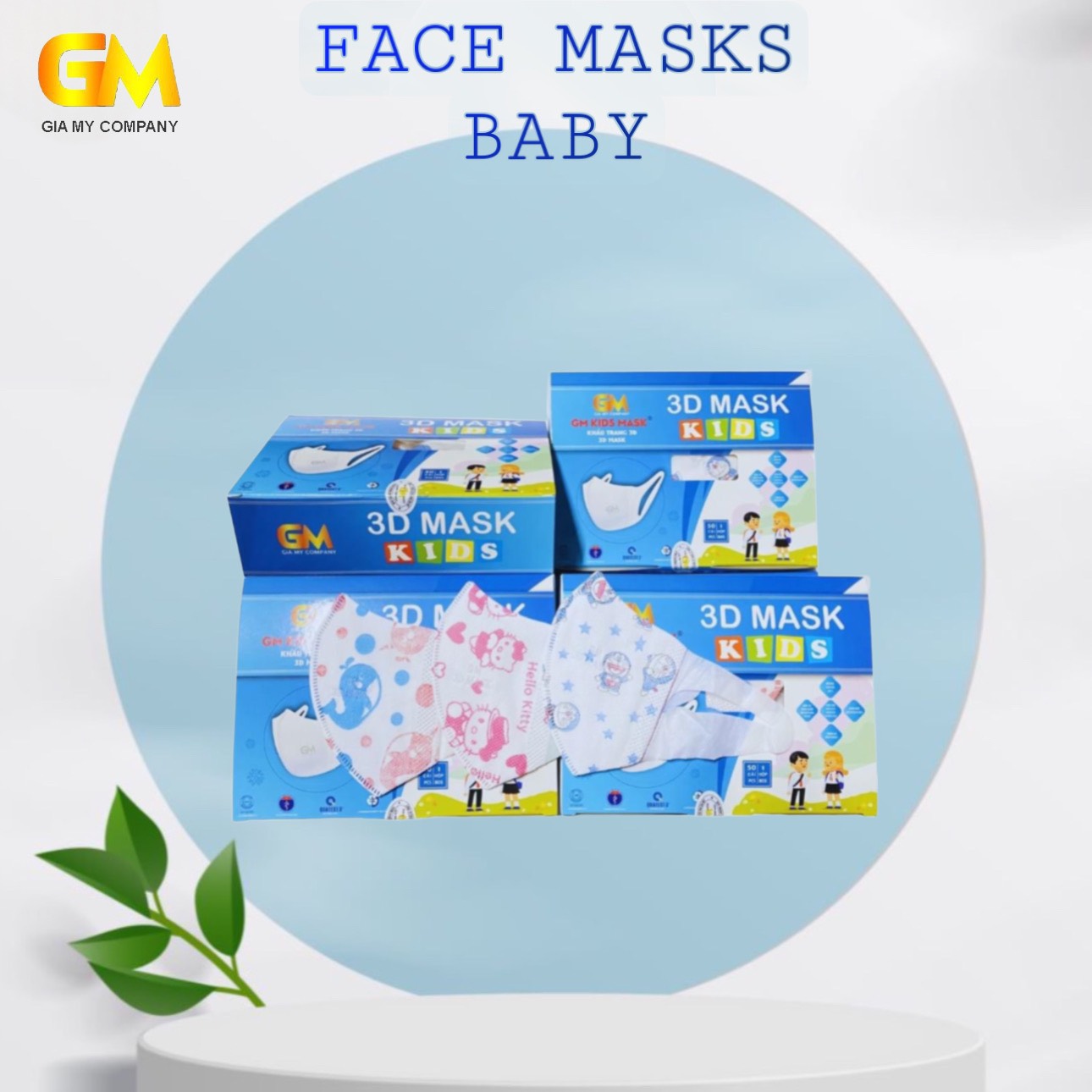 Khẩu trang 3D Mask Trẻ em Gia Mỹ hộp 50 cái