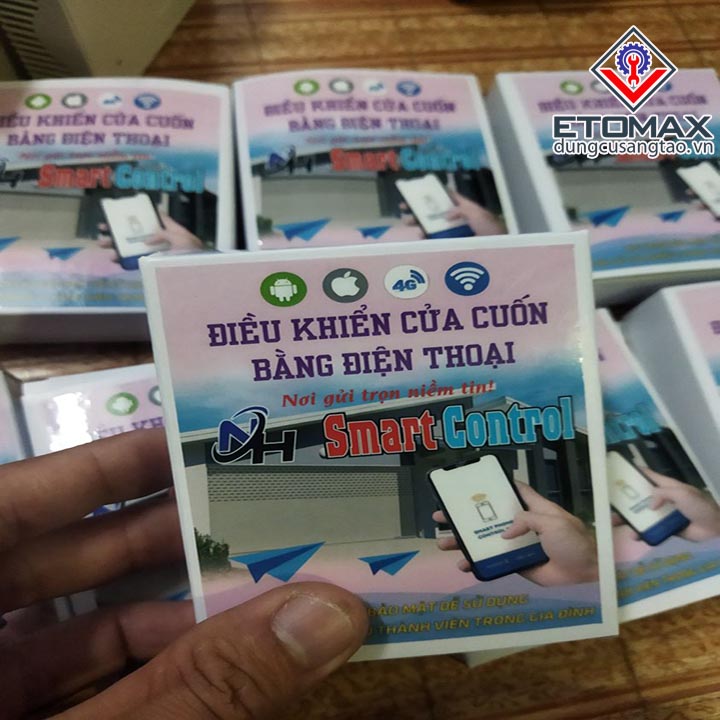 Bộ Điều Khiển Cửa Cuốn Bằng Điện Thoại Smart Control Wifi