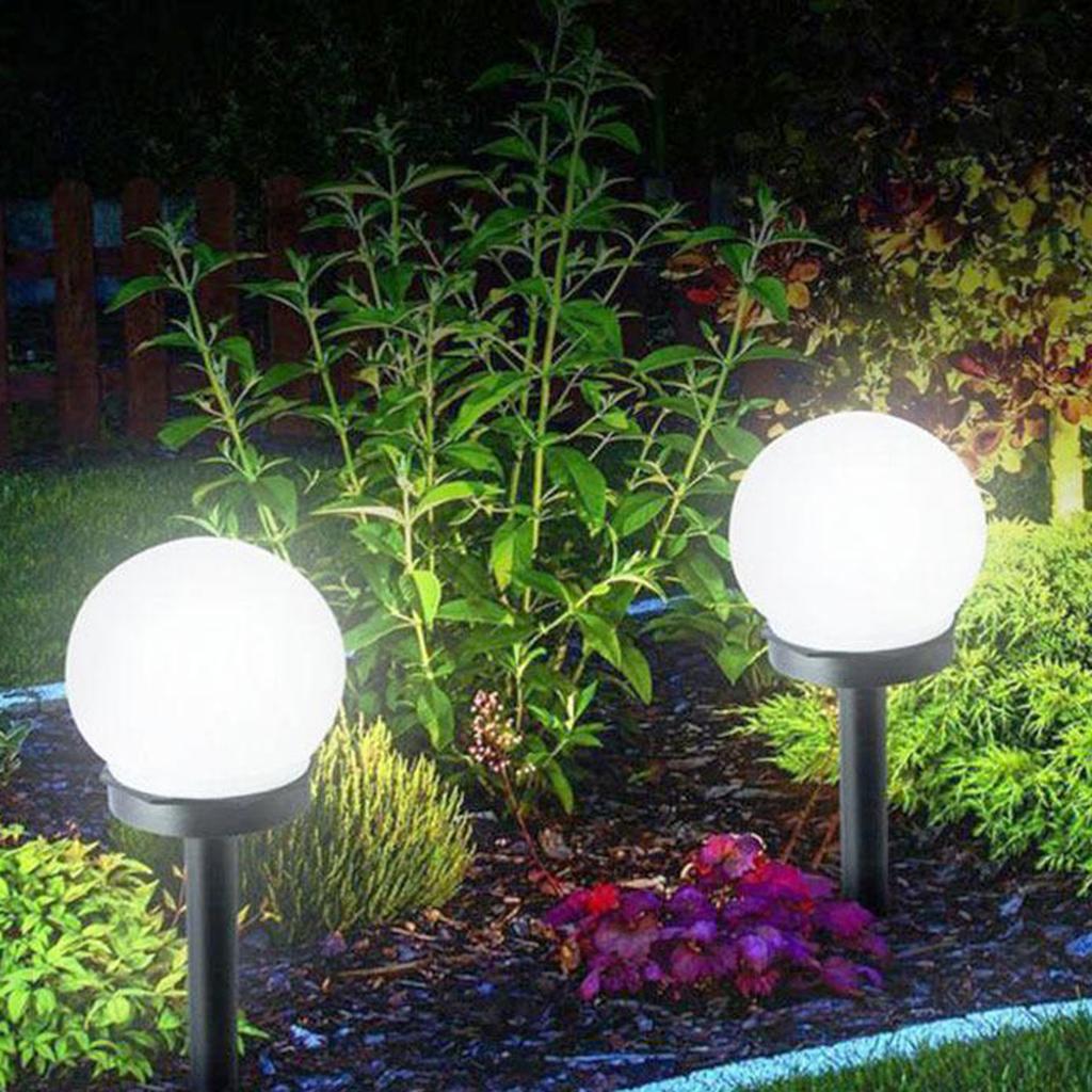 2xSolar Garden LED Lights Waterproof Landscape Pathway LED Lamp Outdoor Decor