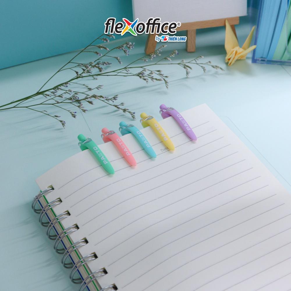 Bút gel B màu Pastel Thiên Long Flexoffice Pazto FO-GELB039/VN - Mực xanh