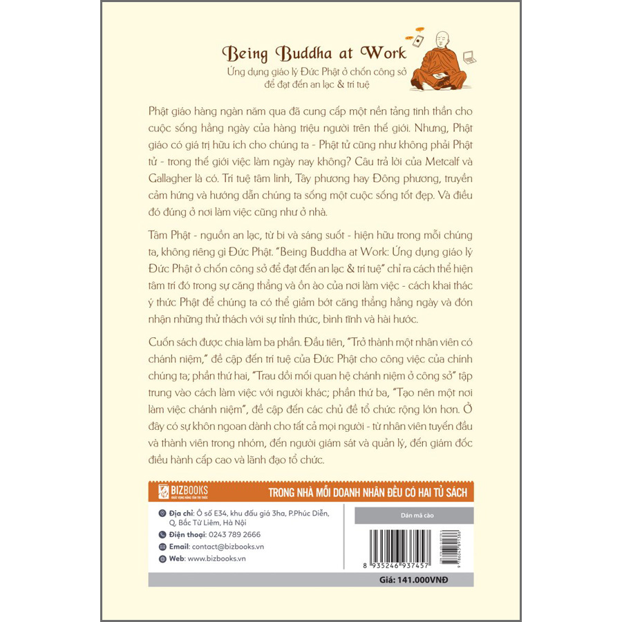 Being Buddha at Work: Ứng dụng giáo lý Đức Phật ở chốn công sở để đạt đến an lạc &amp; trí tuệ