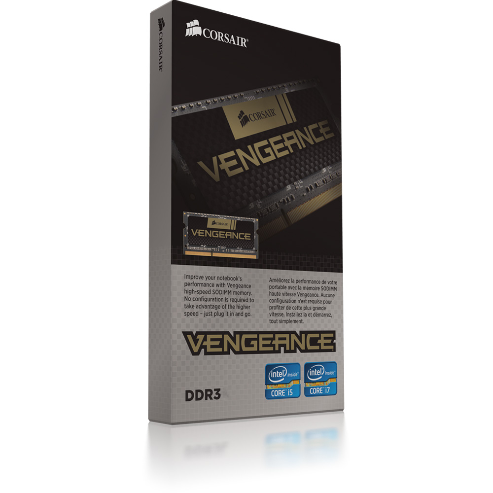 Ram laptop Corsair Vengeance DDR3 4GB (1x4GB) Bus 1600Mhz SODIMM 1.5v CMSX4GX3M1A1600C9 - Hàng Chính Hãng