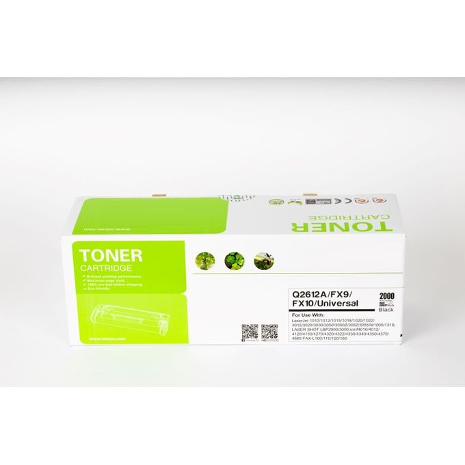 Hộp Mực In Cartridge i-AICON 12A Cho Máy In Canon LBP 2900 3000 HPQ2612A 1020 M1005 M1010 1018 Có Lỗ Nạp Mực - Hàng Chính Hãng