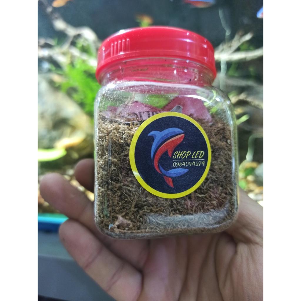 Trùn huyết sấy khô -Thức ăn dinh dưỡng cho cá thần tiên, cá đĩa, betta -phụ kiện thủy sinh-Shopleo