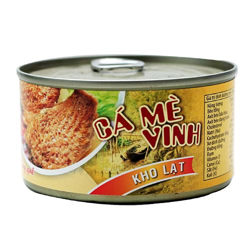 LÔ 6 hộp CÁ MÈ VINH kho lạt (210gr x 6)  - Thương hiệu ANTESCO (đặc sản MIỀN TÂY)