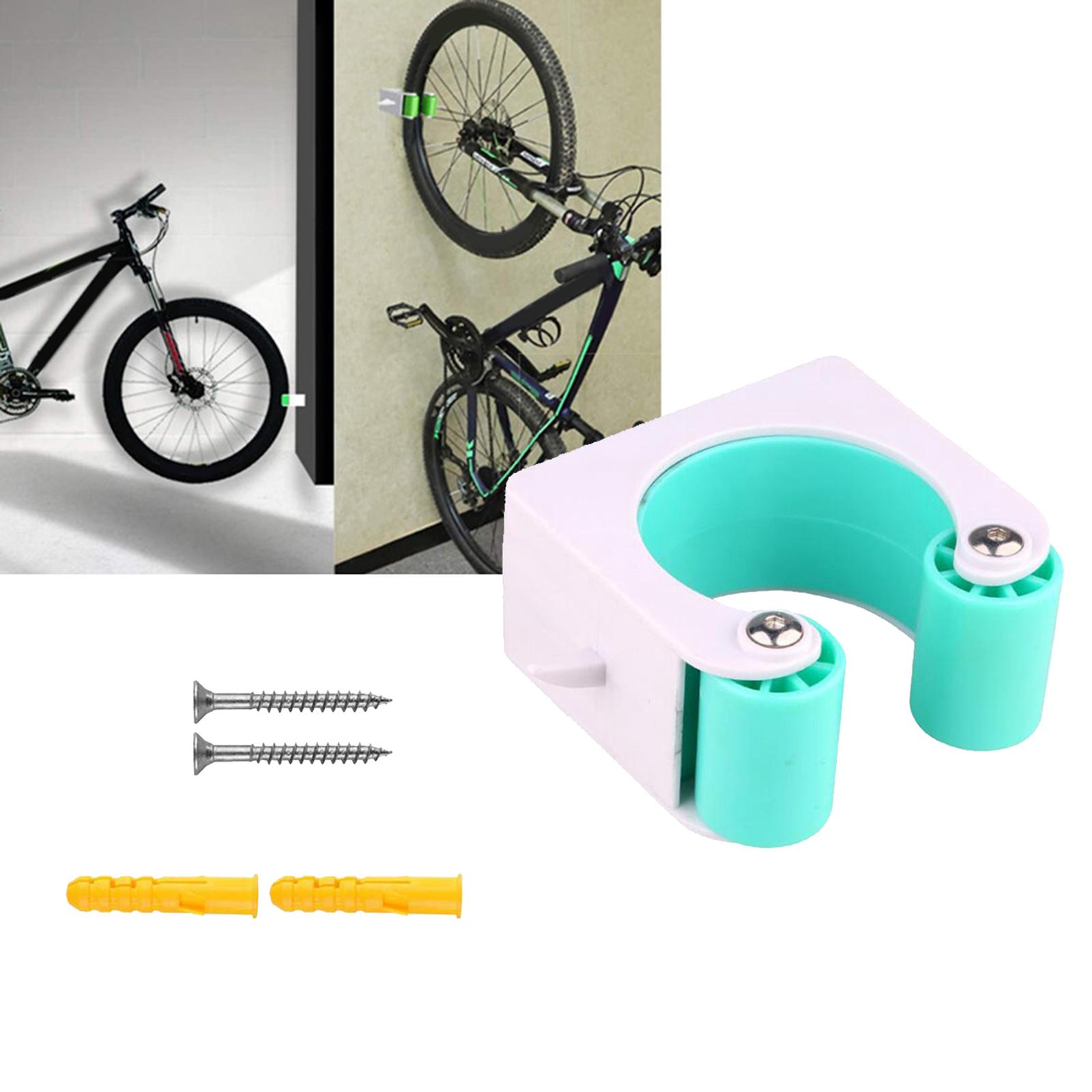 Bike Clip, Bicycle Parking Buckle, Road/Mountain Bicycle Rack, Indoor Outdoor Stand Display Tool Kit, Wall Mount Hook, Parking Frame for Road Bikes