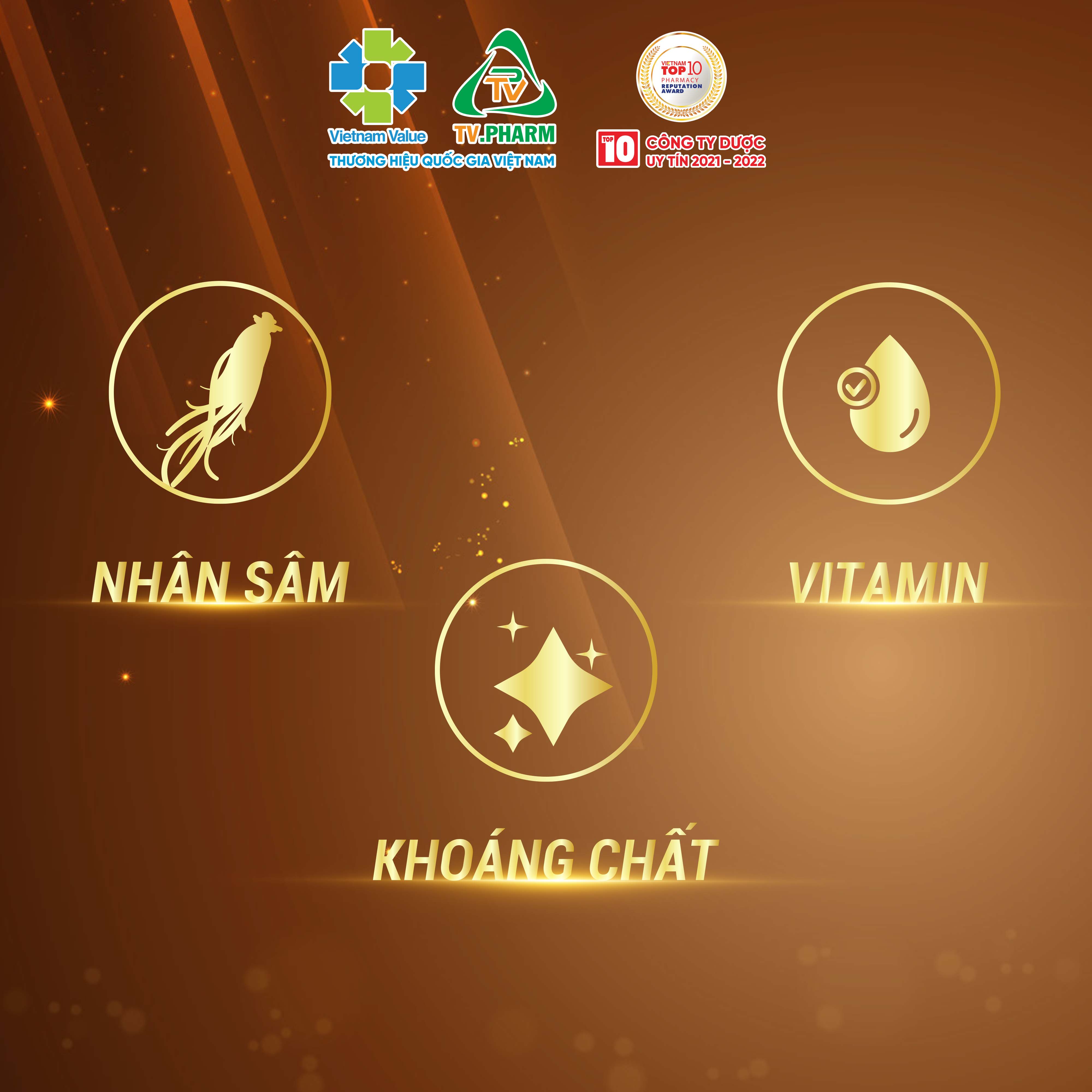 Thực phẩm bảo vệ sức khỏe PHARITON GINSENG - Bổ sung Vitamin, Khoáng chất và Nhân sâm cho cơ thể
