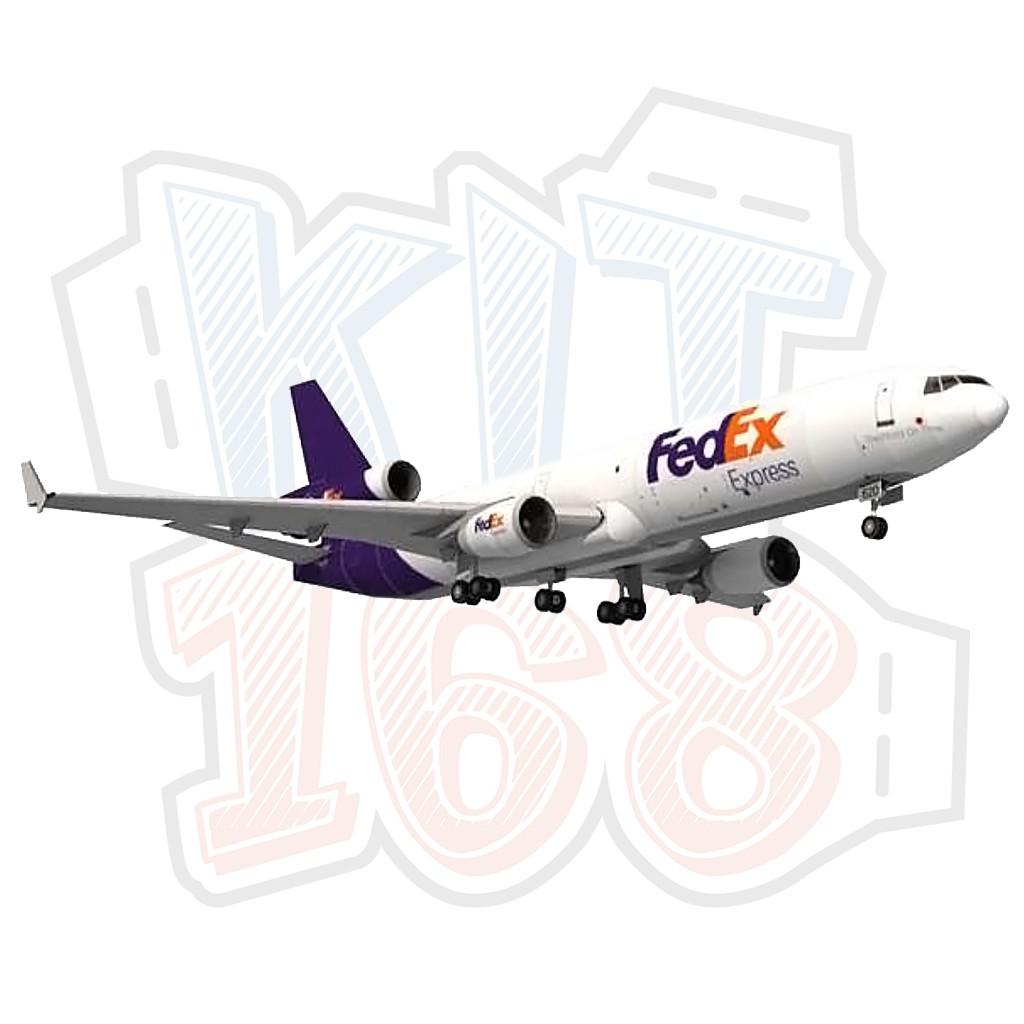 Mô hình giấy Máy bay Fedex MD-11