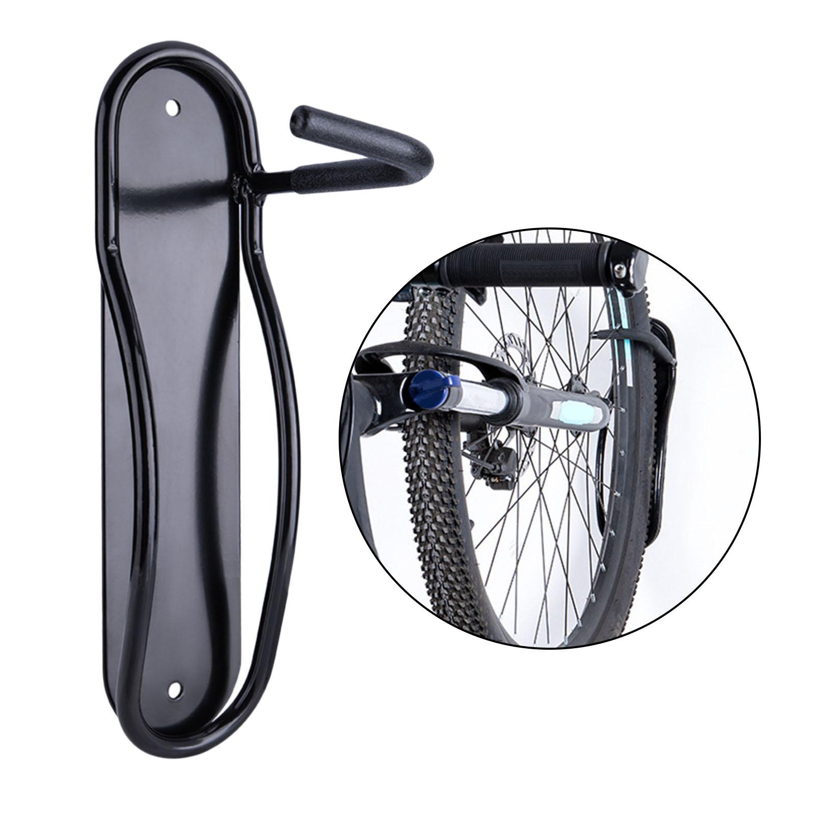 Bike Wall Hanger, Vertical Indoor Storage Mount for 1 Bicycle in Garage or Home, Cycling Rack, Space Saver Holder, Hook for Bicycles